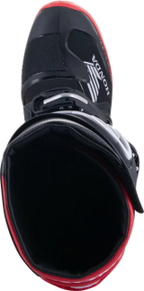 Honda Tech 7 Enduro Drystar Black/Bright Red Sz 10 - Powersports