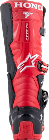 Honda Tech 7 Enduro Drystar Black/Bright Red Sz 10 - Powersports