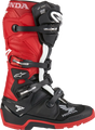 Honda Tech 7 Enduro Drystar Black/Bright Red Sz 10 - Powersports