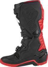 Honda Tech 7 Enduro Drystar Black/Bright Red Sz 10 - Powersports