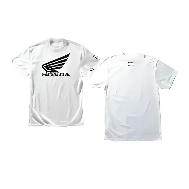 D-COR Honda Wing Ii T Shirt White Lg for Powersports