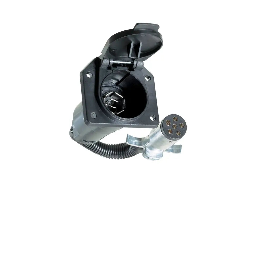 Hopkins Features Dust Cover Trailer Wiring Connector Adapter 47435B - Rnd 7RV Adpt Bulk 20