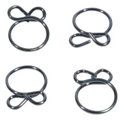 ALL BALLS Hose Clamps Refill Kit 4/Pk