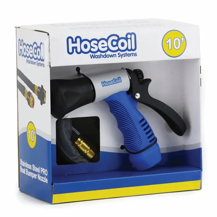 Hosecoil Abrasion Resistant Outer Cover Boat Washdown Hose SSP10K - Stainless Steel Pro 10 Kit
