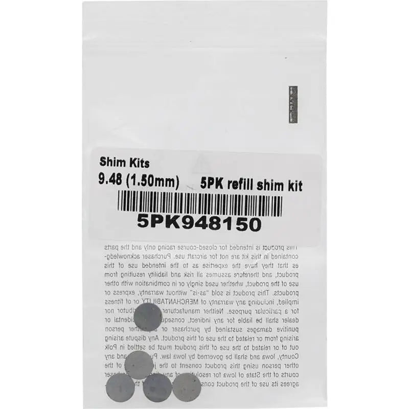 Hot Cams 5PK948150 Hot Cams 2004-2009,2012-2013 Yamaha YFZ 450 450cc 1.50mm 5 piece shim refill