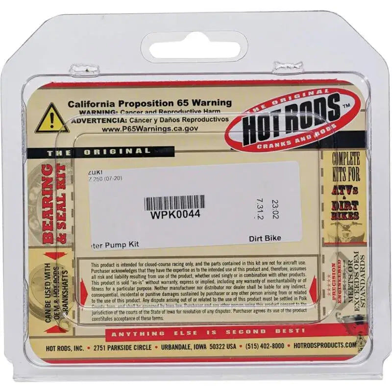 Hot Rods 07-20 Suzuki RM-Z 250 250cc Water Pump Kit - RV and Auto Parts