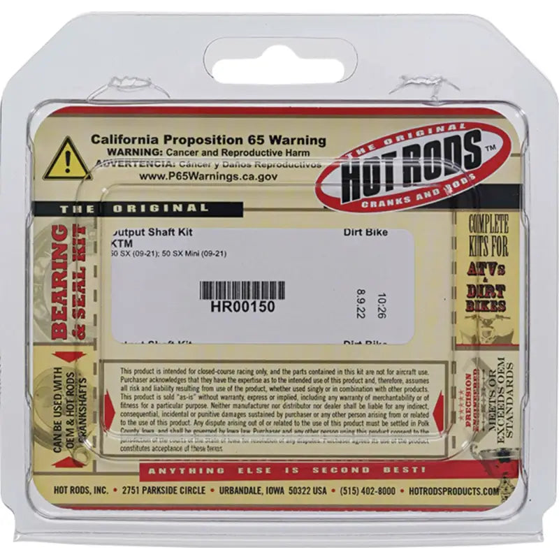 HR00150 Countershaft Seal Kit 