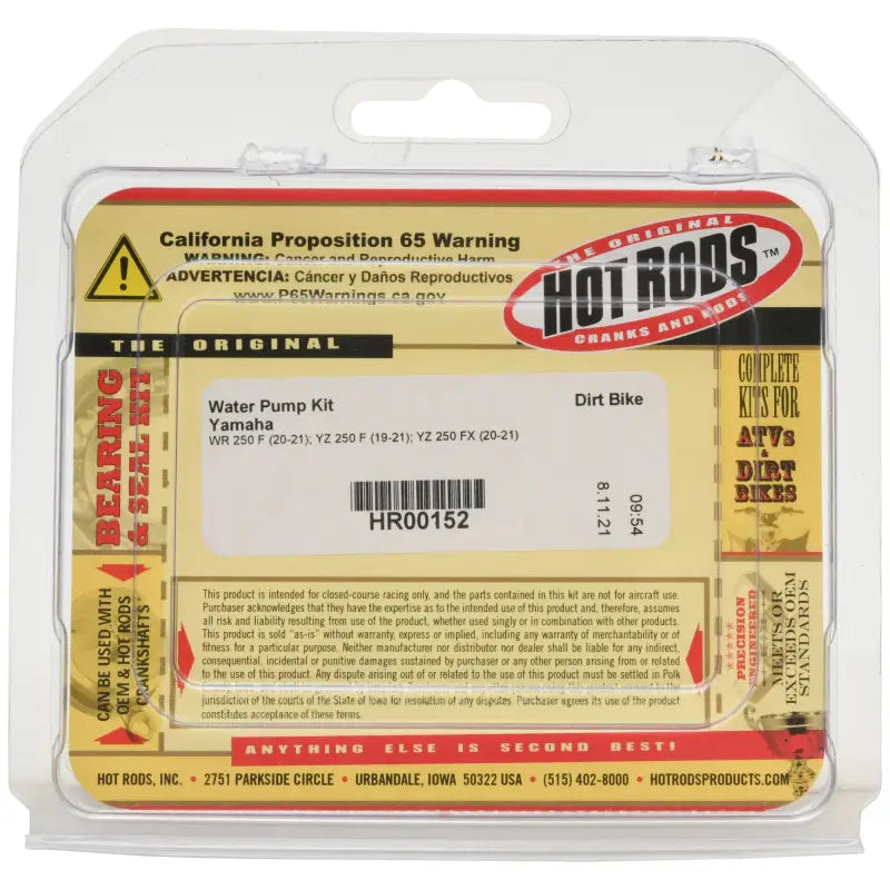 HR00151 Water Pump Repair Kit 