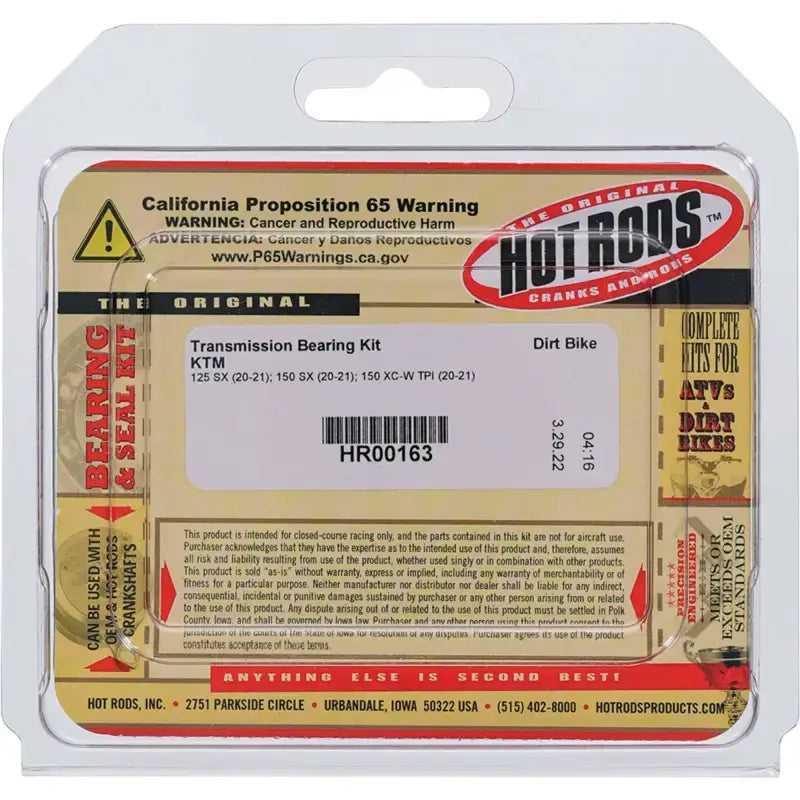 HR00163 TransmiSSion Bearing Kit - Transmission