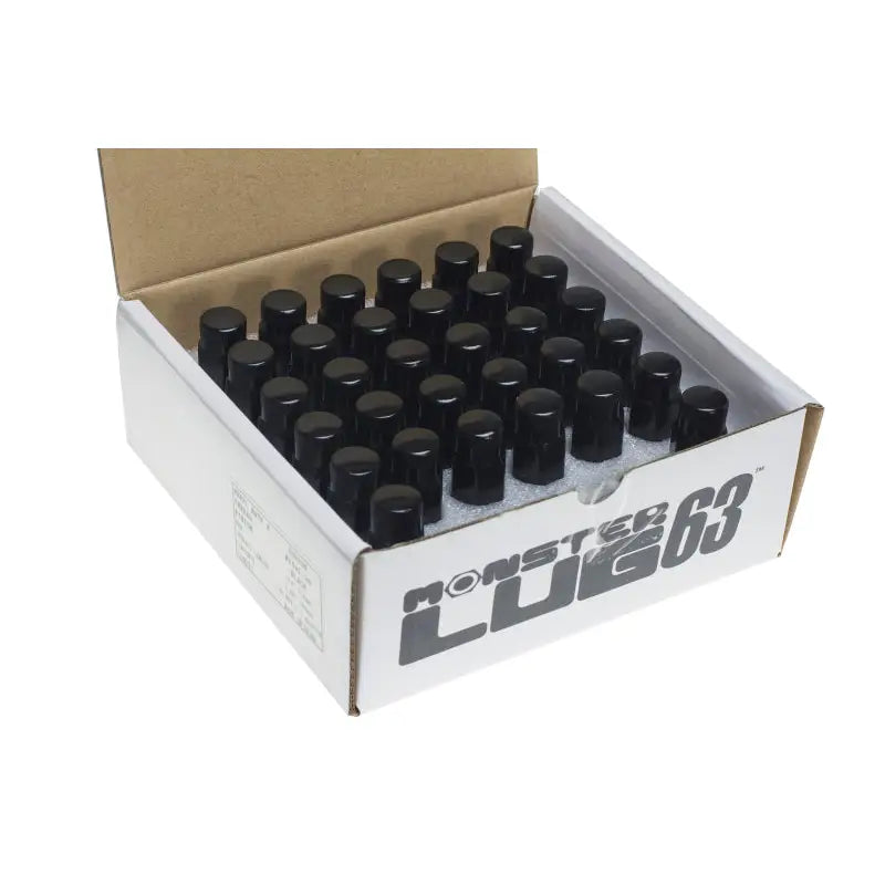 Wheel Mate HR3805BY HR3805BY Muteki HR38 Open End Lug Nuts 12x1.25 Black Chrome / Yellow Ring