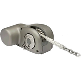 Gray boat windlass with rope and chain for Maxwell HRC Series free fall models