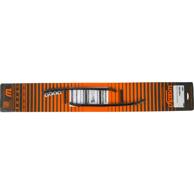 Snowmobile ski wear bars with mounting hardware for HSD-9255 Hard Weld Runners