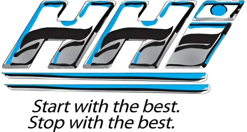 Glossy chrome switch housing emblem with blue outlines for HSHA-2C-LR Hawg Halters