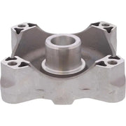 Silver metal machinery component.