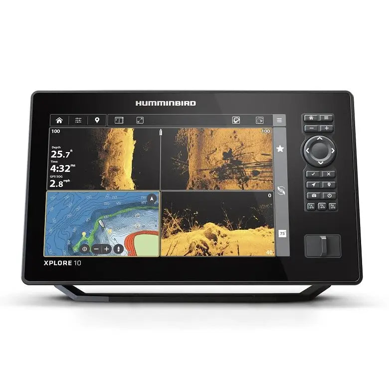 Humminbird Crisp And Vibrant Display Clarity Fish Finder 412010-1 - Xplore 10 Cmsi