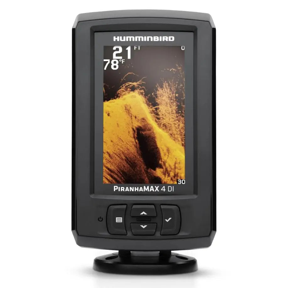 Humminbird Redesigned Easier-To-Use Interface Fish Finder 410160-1 - Fishfinder Piranhamax4DI Down Image