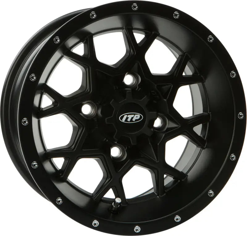 Hurricane 14x7 4/110 5 + 2 Black - Powersports