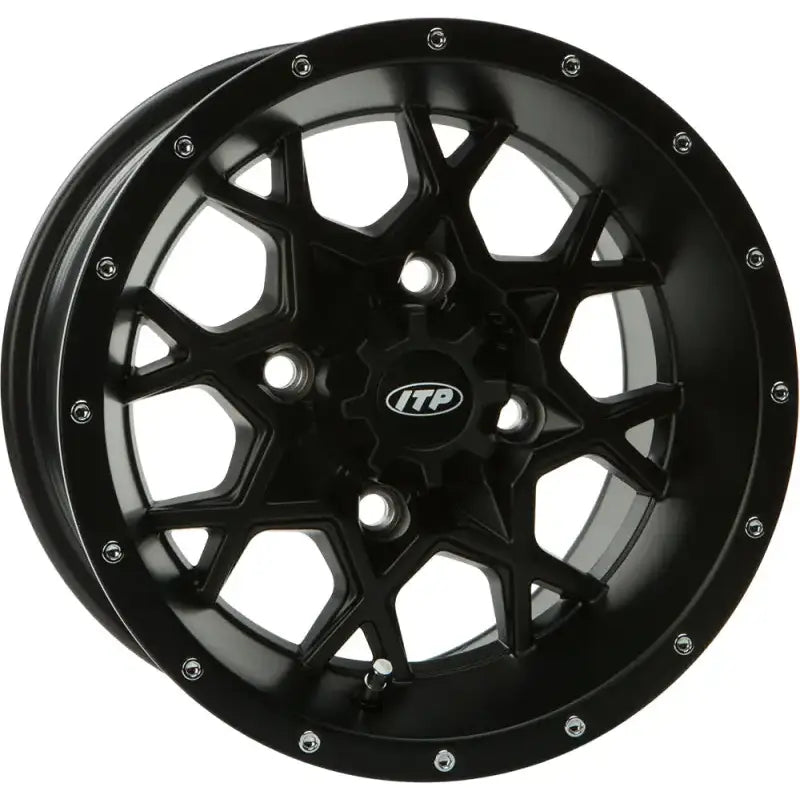 Hurricane 14x7 4/110 5 + 2 Black - Powersports