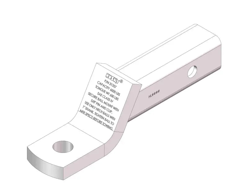 31357 Trailer Hitch Ball Mount