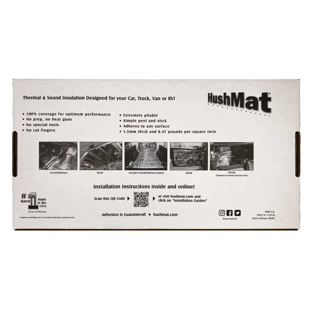 HushMat 10500 UltraWrap ™ Sound Deadening Bulk Thermal