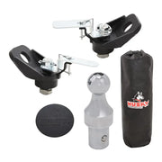 Husky Towing Quick Installation 35,000 Pound Capacity Gooseneck Ball 33215 - Oem GN Tie Down Kit Ram