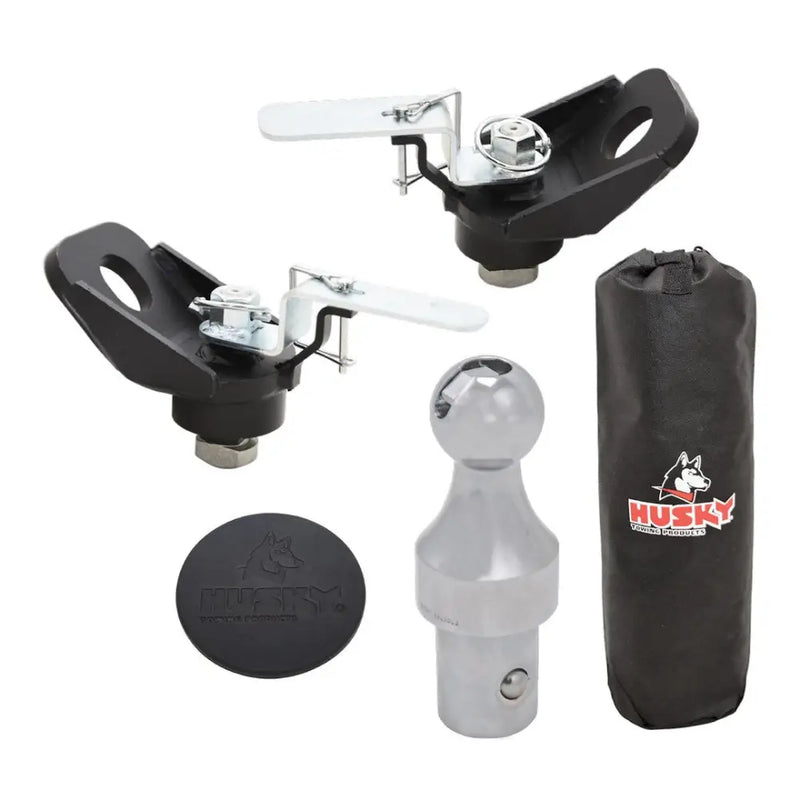 Husky Towing Quick Installation 35,000 Pound Capacity Gooseneck Ball 33215 - Oem GN Tie Down Kit Ram