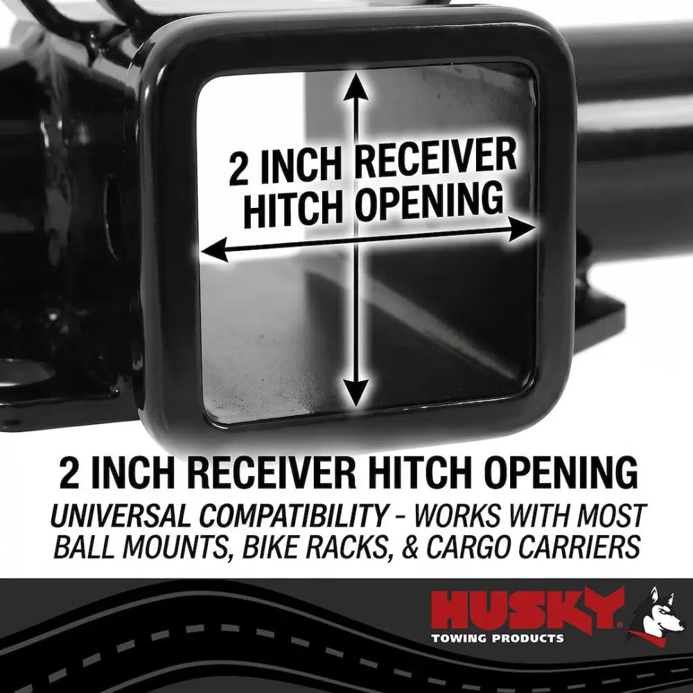 Husky Towing Open-Back Receiver For Easy Cleaning Trailer Hitch Rear 69499C - Nissan Frontier Class Iii