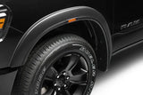 Black truck wheel well trim for Husky Liners RVL Fender Flares on Ram 1500