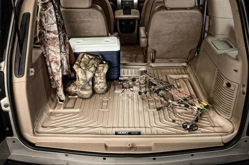 Husky Liners 2018 Ford Expedition Max WeatherBeater Black Rear Cargo Liner (Behind 3rd Row Seat) 