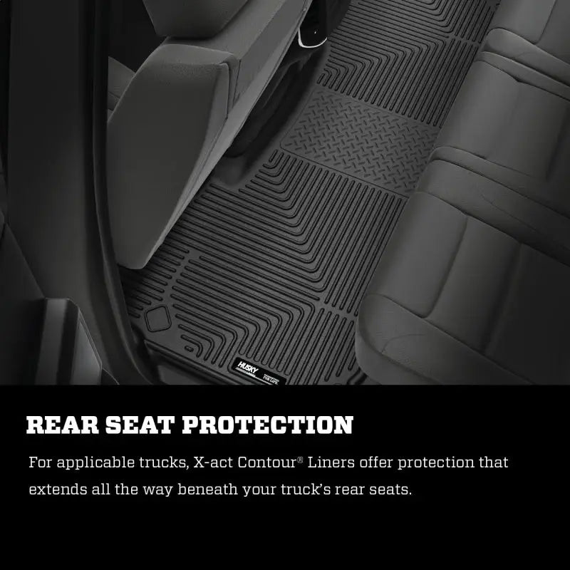 Husky Liners 2023 Honda Pilot X-Act Contour Black Floor (2nd Seat) - Mats