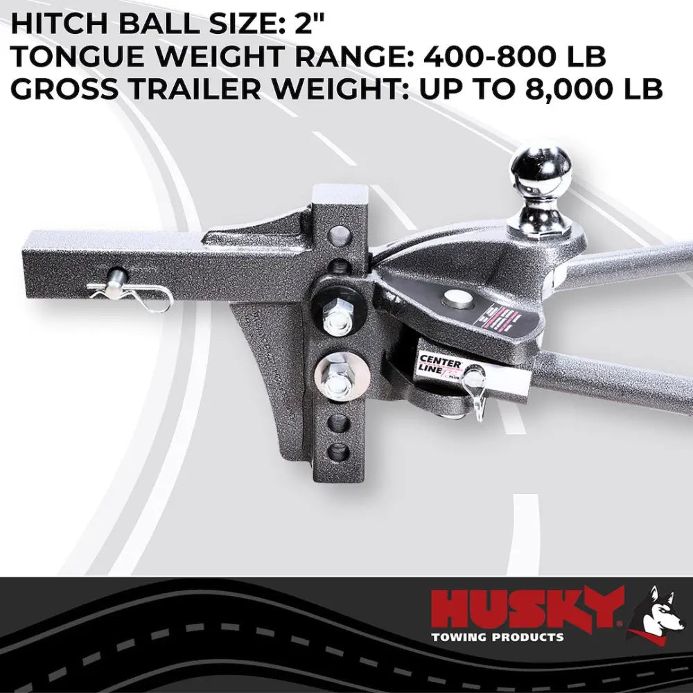 Husky Towing Cast Head With Hardened Trunnions Weight Distribution Hitch 33301 - CLTS-Plus 400-800 Ball