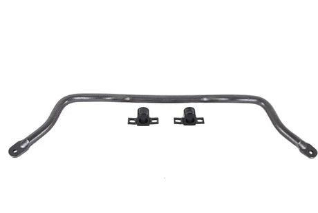 Gray metal sway bar with mounting hardware for Ford Expedition to reduce body roll