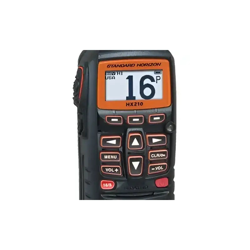 HX210 Standard Vhf-Hh 6Watt handheld radio, floats, optimal speaker/mic, RV, automotive, powersports, off-road, marine, exterior, truck accessories, interior, truck bed, RV parts, AVADA - Best Sellers, Must Haves