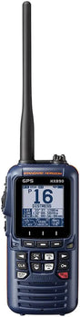 Blue handheld marine radio HX890NB Standard Vhf-Hh with GPS and FM Receiver