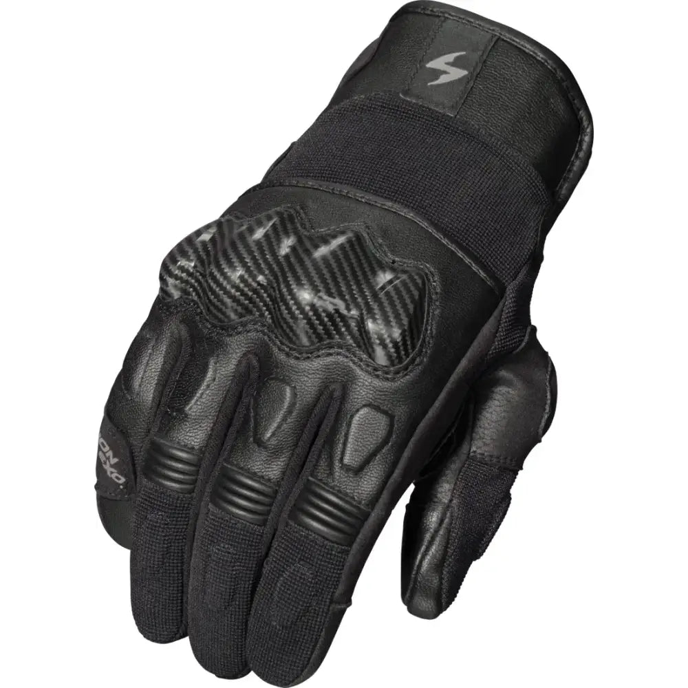 Hybrid Air Gloves Black 2x - SCORPION EXO