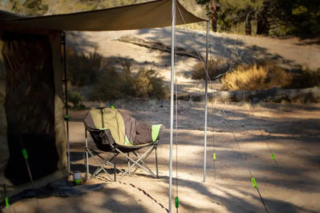 IAWNINGPART009 Ironman 4X4 Awning Pole Kit (2 X Poles Ropes A - Arm