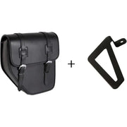 CUSTOMACCES Ibiza Saddlebag Black Left W/Base +Support