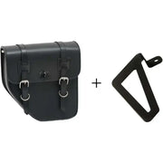 CUSTOMACCES Ibiza Saddlebag Black Left W/O Base