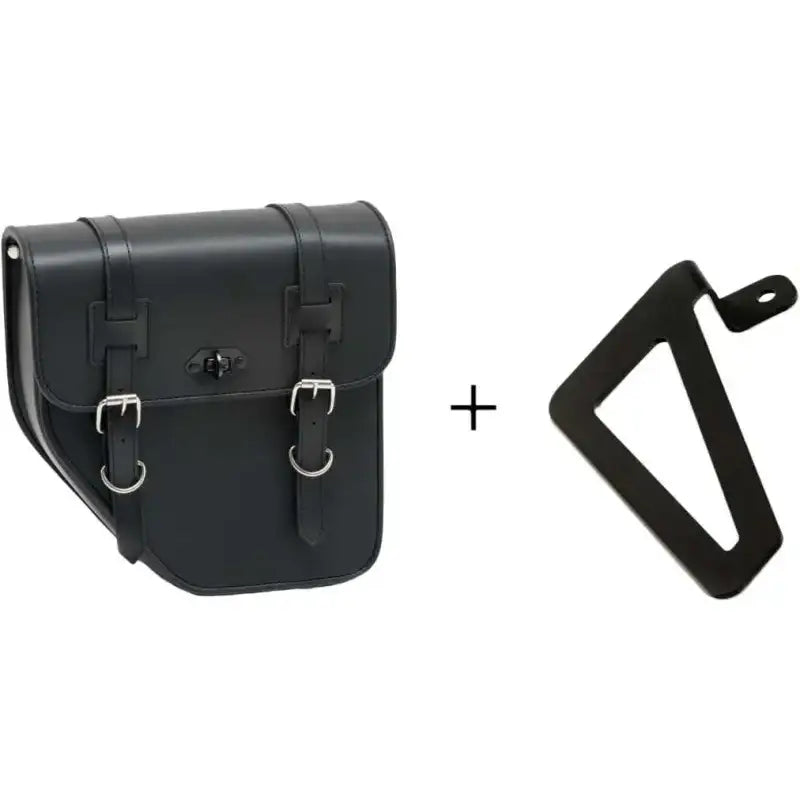 CUSTOMACCES Ibiza Saddlebag Black Left W/O Base