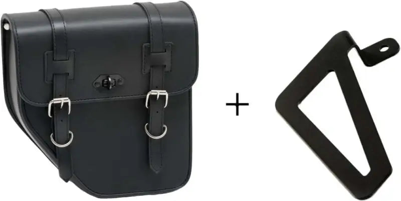 CUSTOMACCES Ibiza Saddlebag Black Left W/O Base