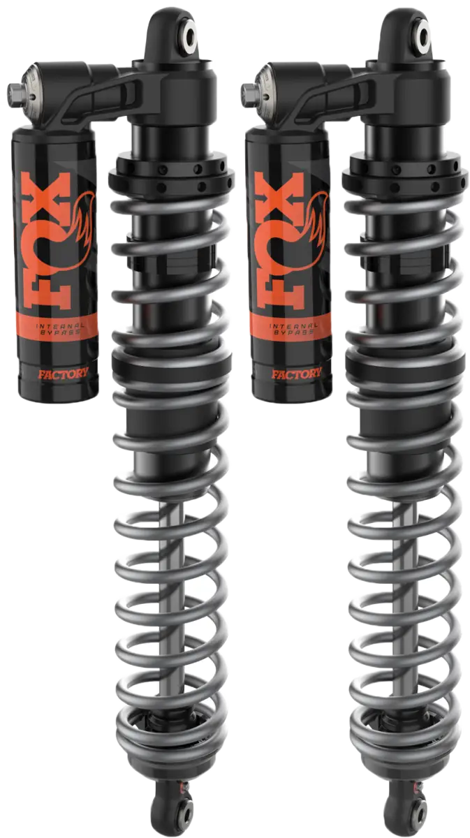 Black and silver coilover shocks for Ibp Factory Series 2.5 Front Hon 2 Seat RV parts & accessories