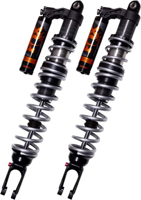 Black and silver motorcycle shock absorbers for Ibp Factory Series 3.0 Front Pol 2 Seat, perfect for RV parts & accessories and truck parts