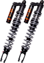 Black and silver motorcycle shock absorbers for Ibp Factory Series 3.0 Front Pol 2 Seat, perfect for RV parts & accessories and truck parts
