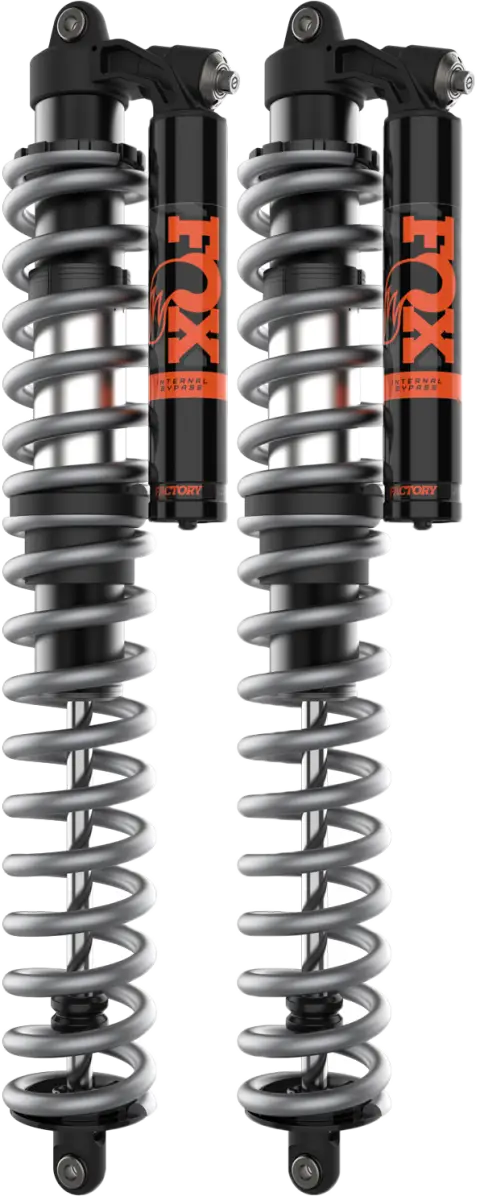 Silver coilover shock absorbers for trucks, part of Ibp Factory Series 3.0 Rear Pol 2 Seat RV parts & accessories
