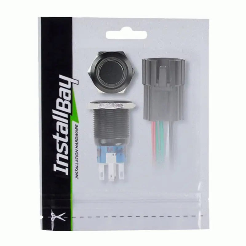IBRBSY19 Metra 19Mm Black Round Switch W/Latch & H - Wiring Components