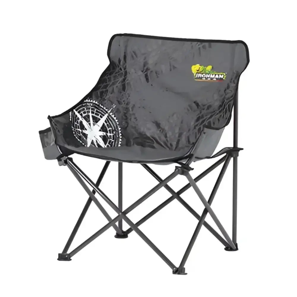 Folding camping chair ICHAIR0034 Ironman 4X4 Mid Size Low Back Camp Chair Black