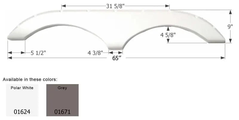 01671 Fender Skirt
