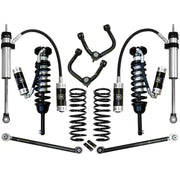 ICON 03-09 Toyota 4Runner/FJ 0-3.5in Stage 5 Suspension System with Tubular UCA, featuring upper control arms with patented Delta Joint and zinc plated housing for maximum durability.