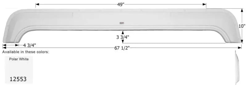 12553 Fender Skirt