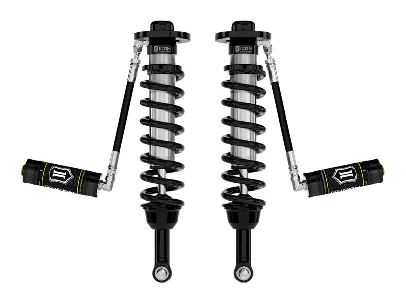 Black silver coilover shocks with reservoirs for Ford F150 4WD 3in lift coilover kit